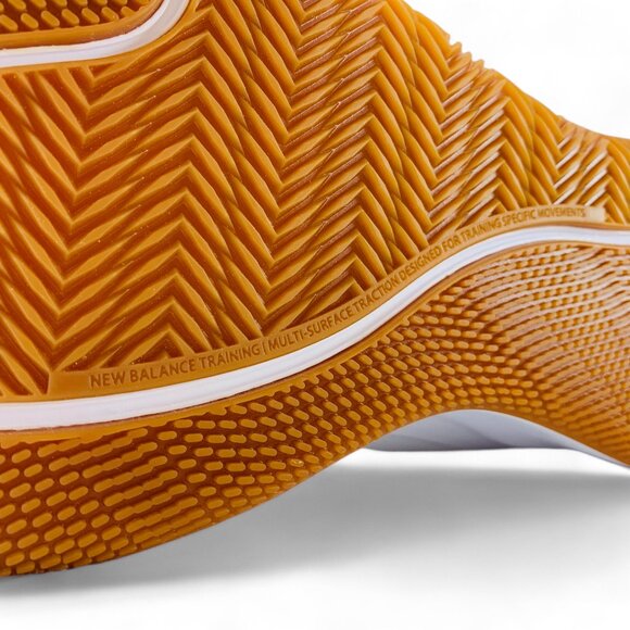 New Balance FreezeLX v4 Box Men's Lacrosse Shoes LAX White Gum FREEZBW4 - Picture 9 of 10